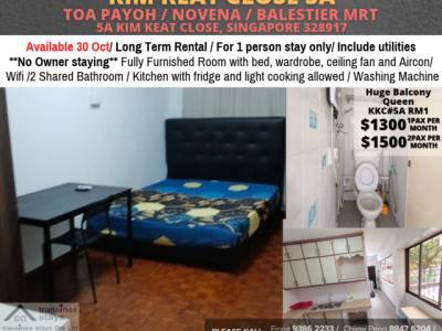 Room for Rent - Toa Payoh